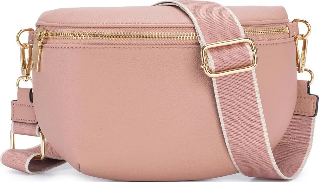 Sac à Bandoulière Femme Anti-Piratage RFID Noir en Cuir Synthétique Chic