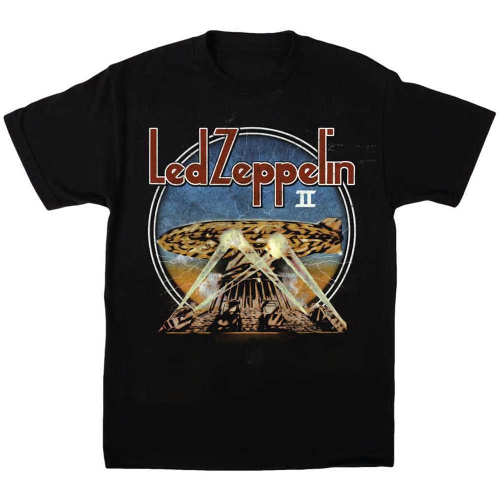 Led Zeppelin LZII Searchlights Black XL T-Shirt Produktbild 