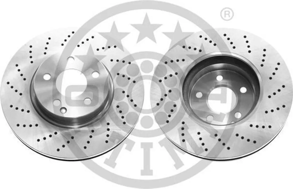 Jeu de Disques de Frein Avant Ventilés 322mm pour Berlines et Breaks