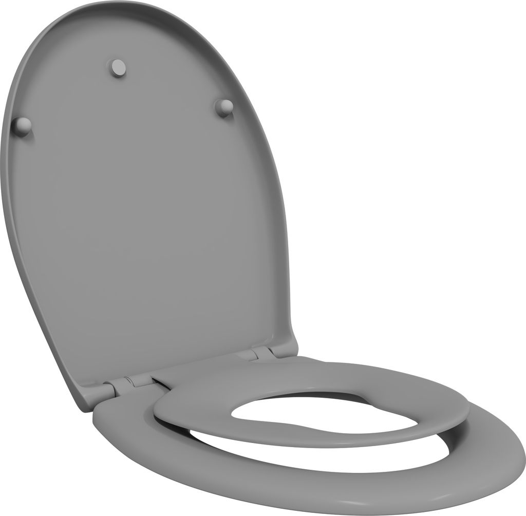 "2025"cloris Familien- Toilettensitz mit Kindersitz Quick Release Duroplast - WC- Sitze CHY83554