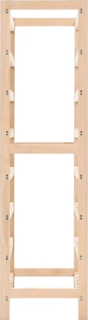 Casier à vin robuste en cèdre 102 cm, rangement stable et durable
