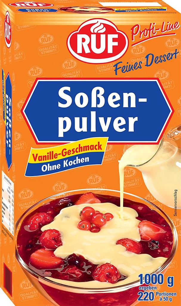 RUF Soßenpulver Vanille Geschmack ohne Kochen 1000g 10er Pack