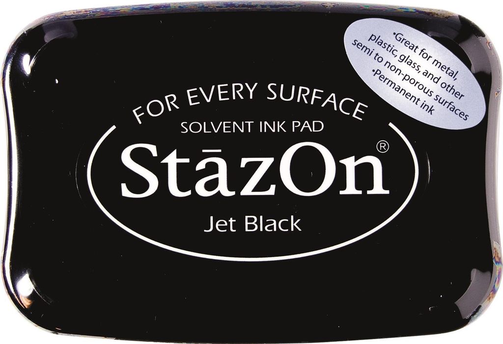 TSUKINEKO - Tampon encreur StazOn - Noir de jais Image du produit 
