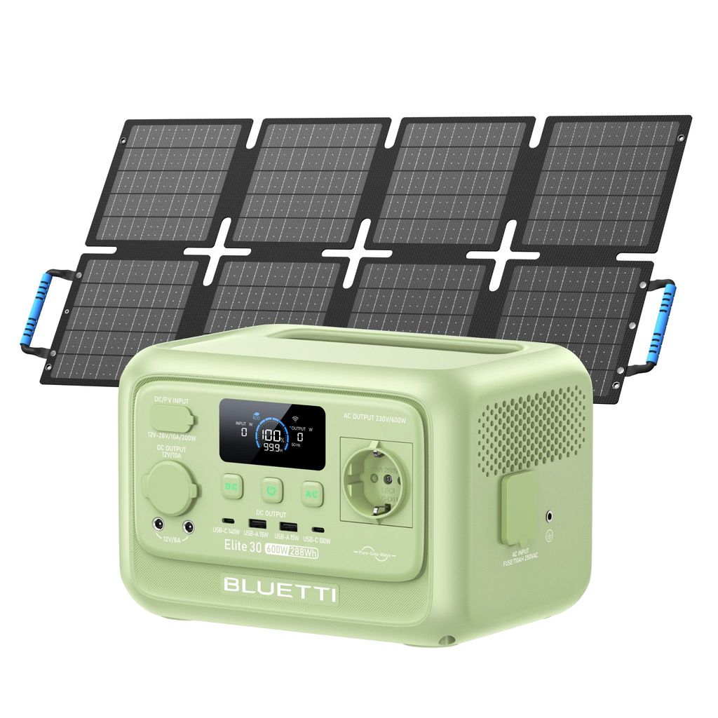 BLUETTI Elite 30 V2 + Panel solar de 60W. Batería solar de Imagen del producto 