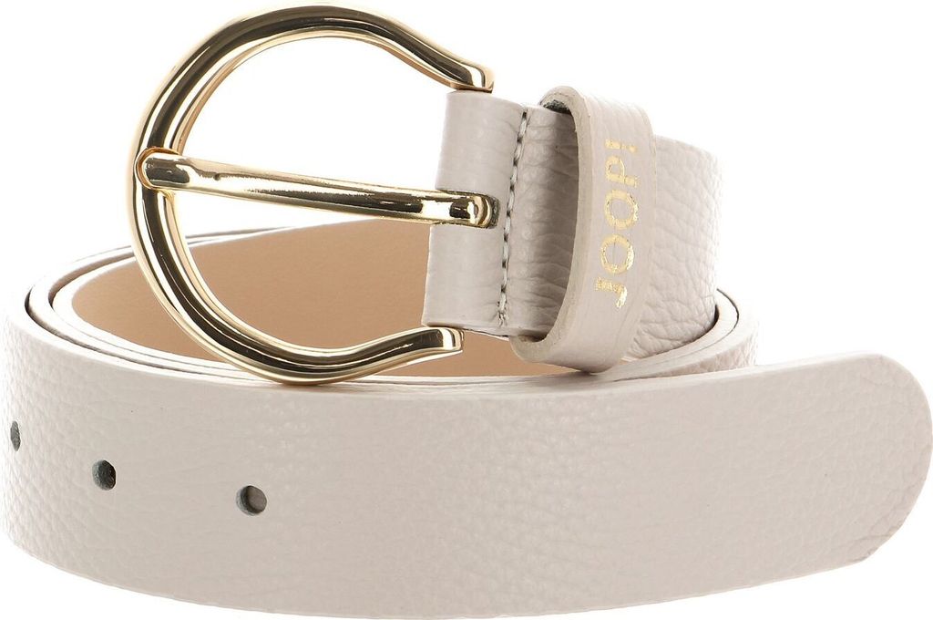 JOOP! Leder Gürtel Fashion Women's Belt 3.5 W95 Cream creme