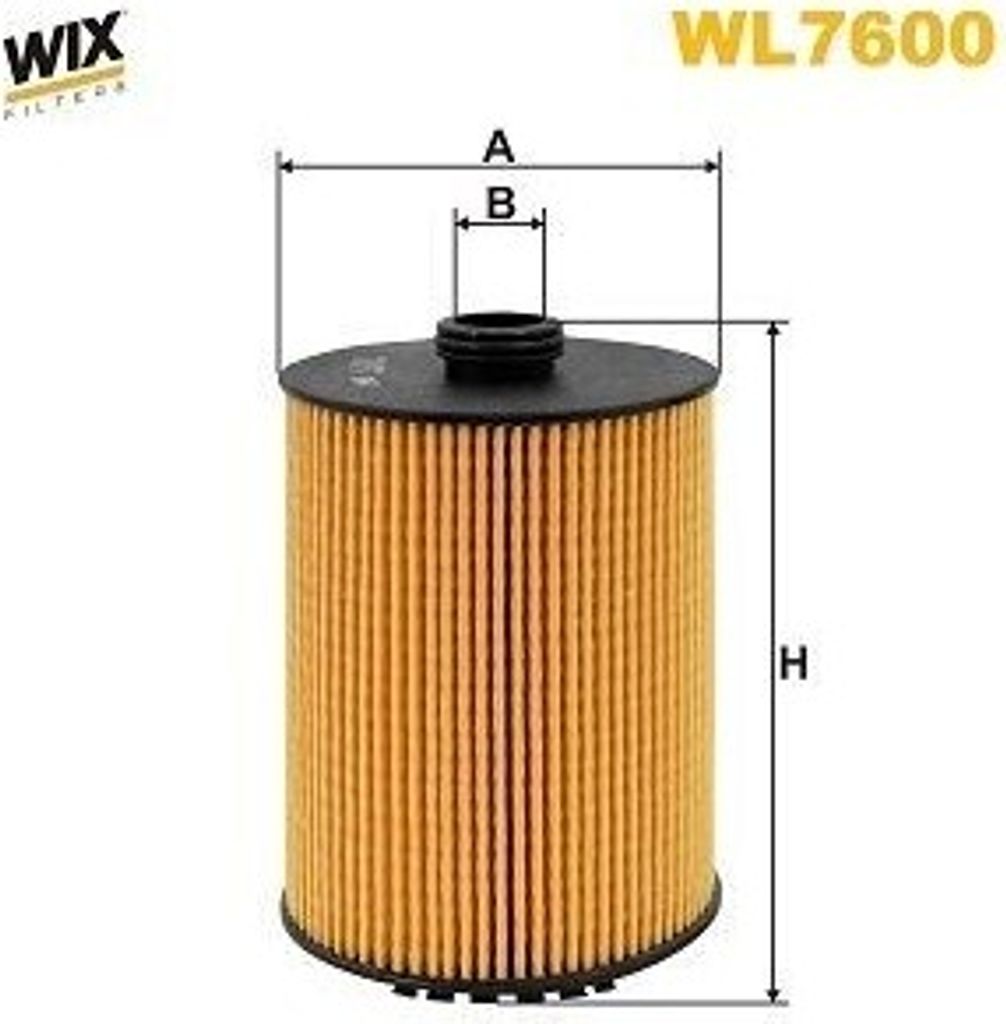 Ölfilter WIX FILTERS WL7600 Filtereinsatz für VW Passat Variant (365) Touareg (7P5, 7P6) CC (358) Passat Limousine (362) PASSAT Kasten/Kombi (365)