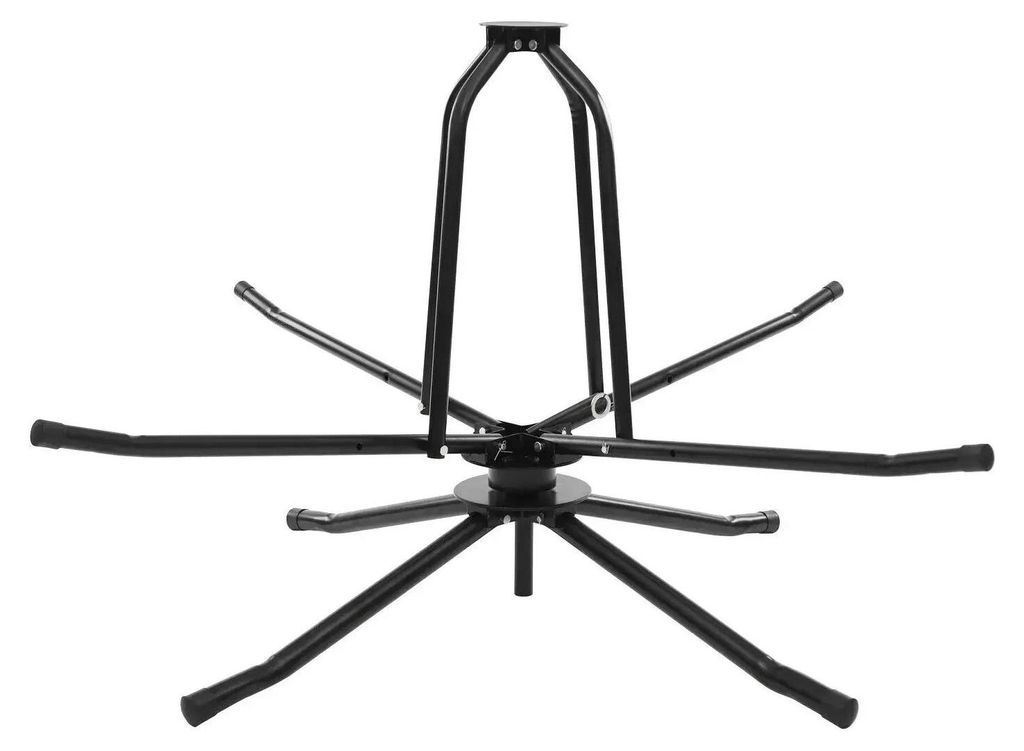 Rohrabroller/Abwickler für Fußbodenheizung - Abrollständer - Traglast 175 kg - Kohlenstoffstahl, Eisen, Gummi, Segeltuch - Schwarz