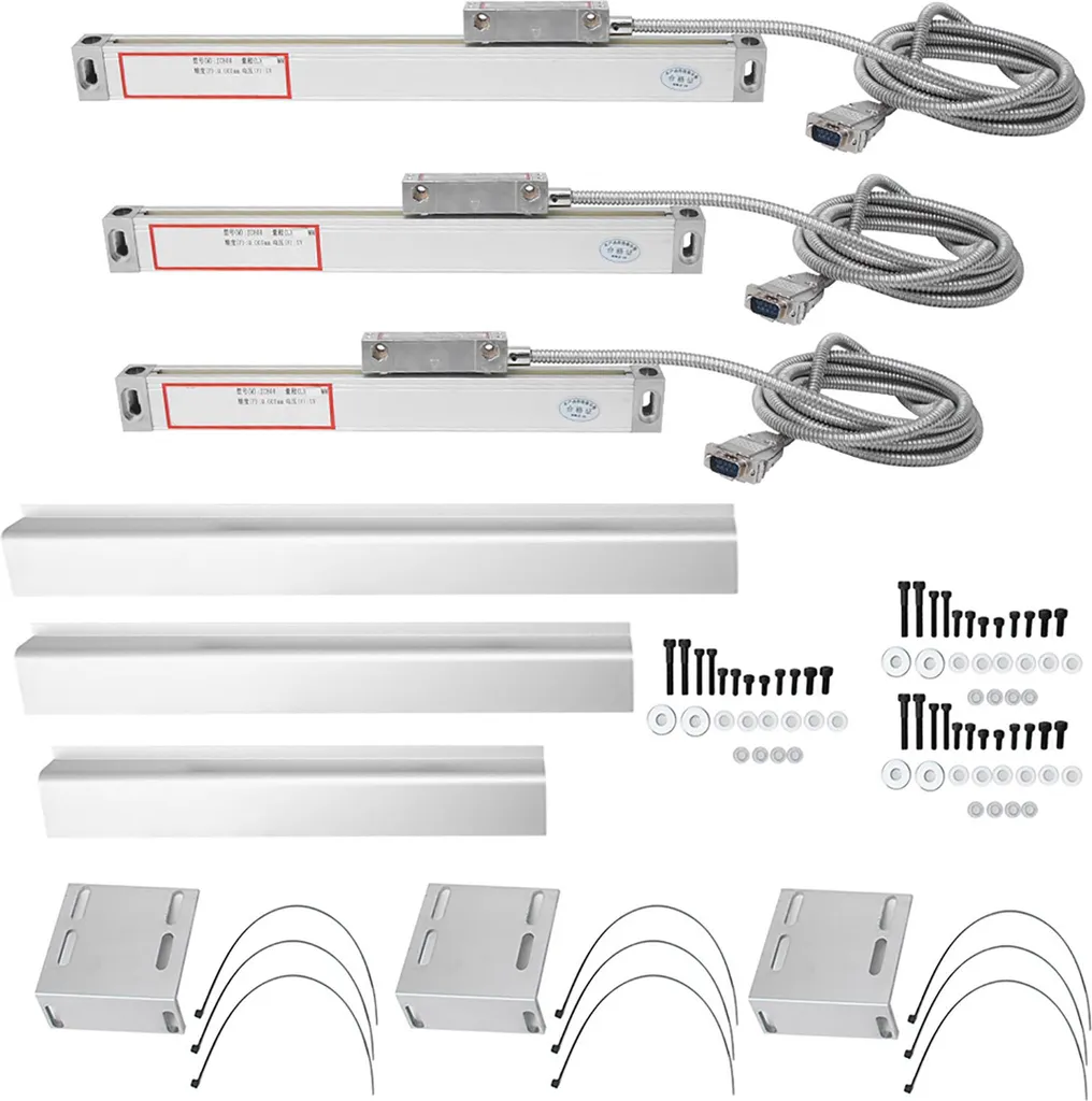 Kit règle linéaire pour affichage numérique DRO tour fraiseuse 0-550