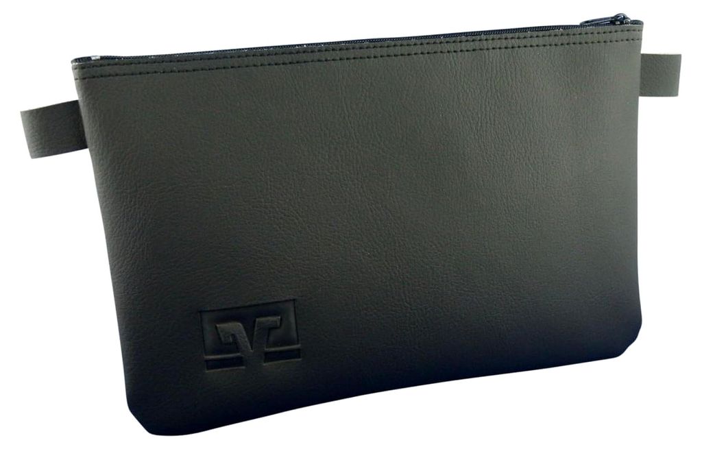 Banktasche 32x26cm Volksbank Prägung