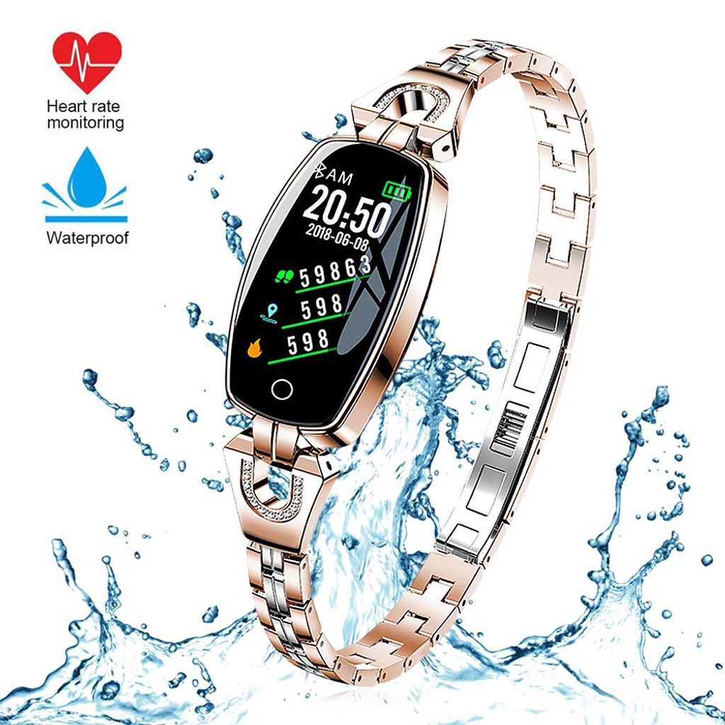 Android IOS Smartwatch Armband Herzfrequenz Pulsuhr Blutdruck Fitness Tracker DE 
