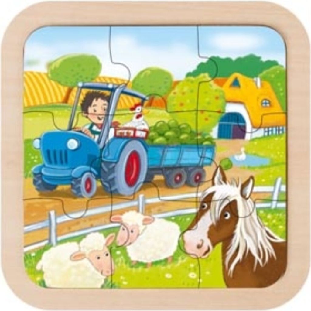 Einlegepuzzle Bauernhof, Feuerwehr,... Produktbild 5