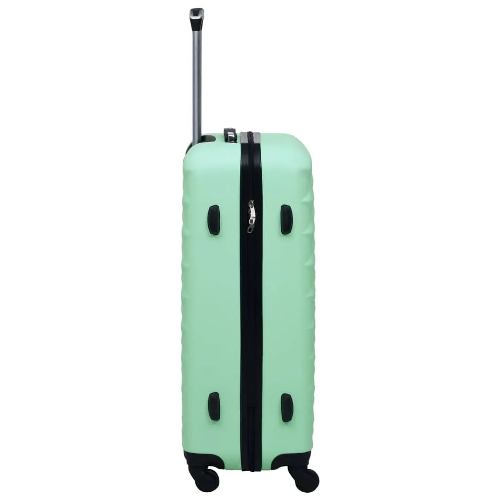Trolley vidaXL coque dure ABS vert menthe : bagage robuste et sûr - 2