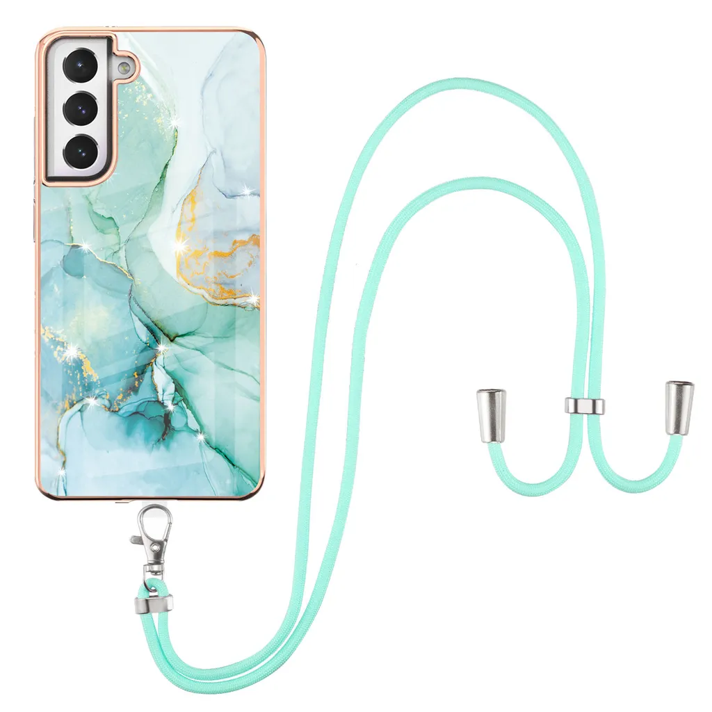 Custodia Samsung S21 FE 5G Verde con Laccio: Cover TPU Antiurto