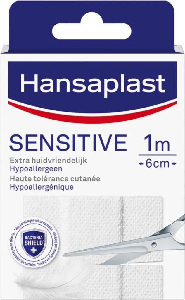 Pansement Hansaplast Sensitive : Retrait Sans Douleur - Pack de 6m