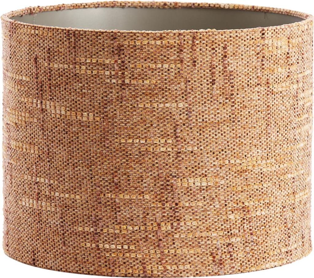 Light & Living - lampenschirm - Osire - braun - textil - Ø 40cm - E27 - 2240972
