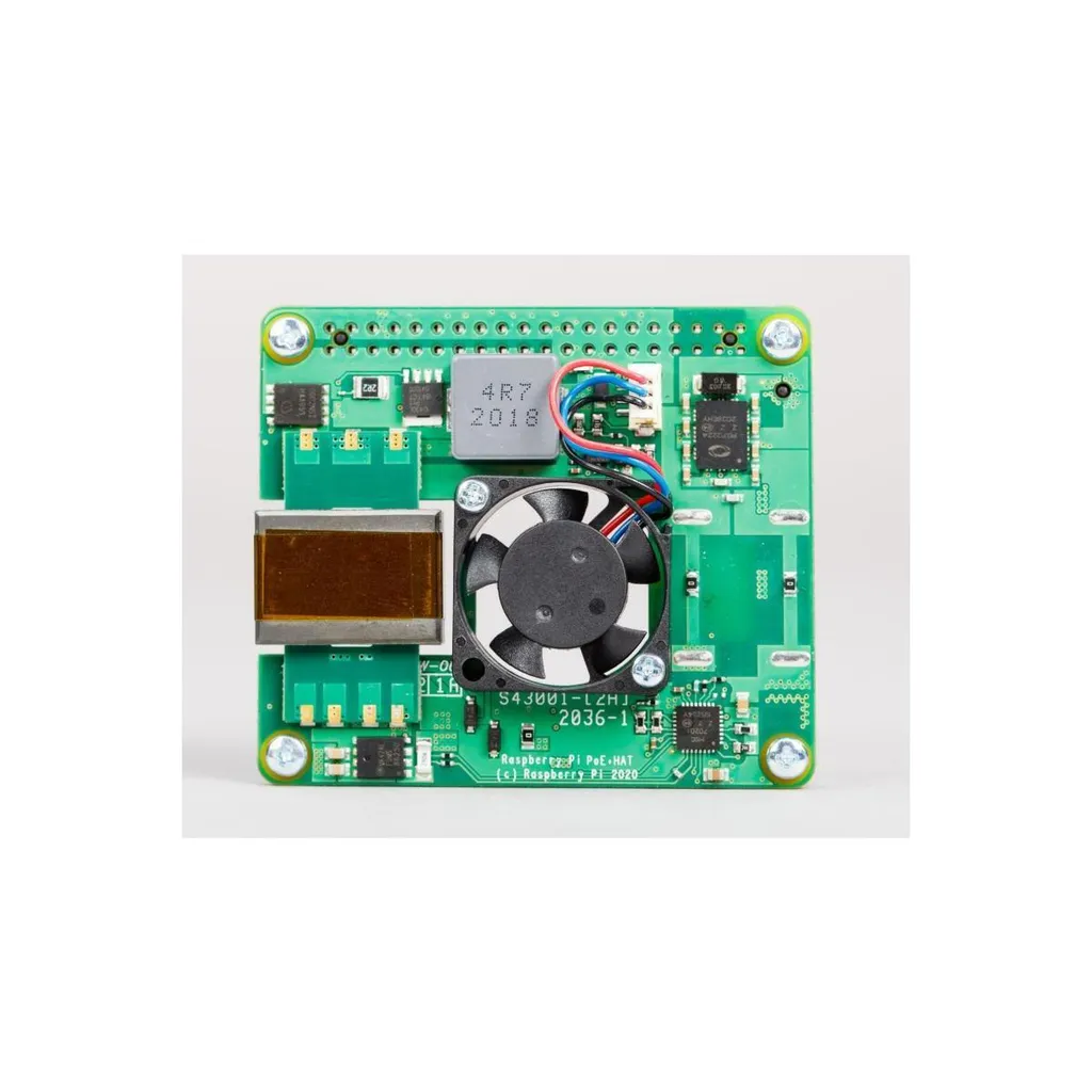 Module PoE HAT pour Raspberry Pi avec Ventilateur de Refroidissement - 14