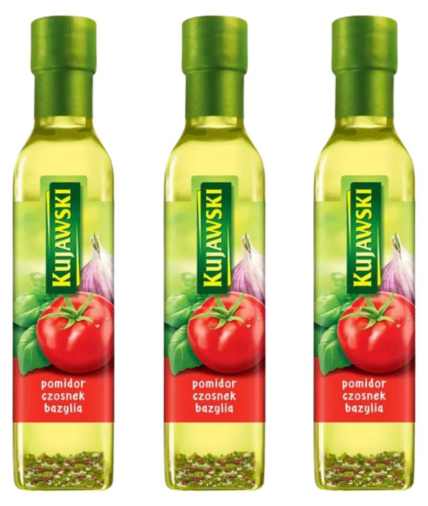 Rapsöl mit Tomaten Knoblauch & Basilikum 3x 250ml  Gewürzöl Produktbild 