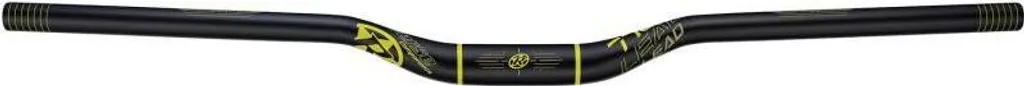 Cintre de vélo inversion noir-jaune 770mm diamètre 31,8mm 01478