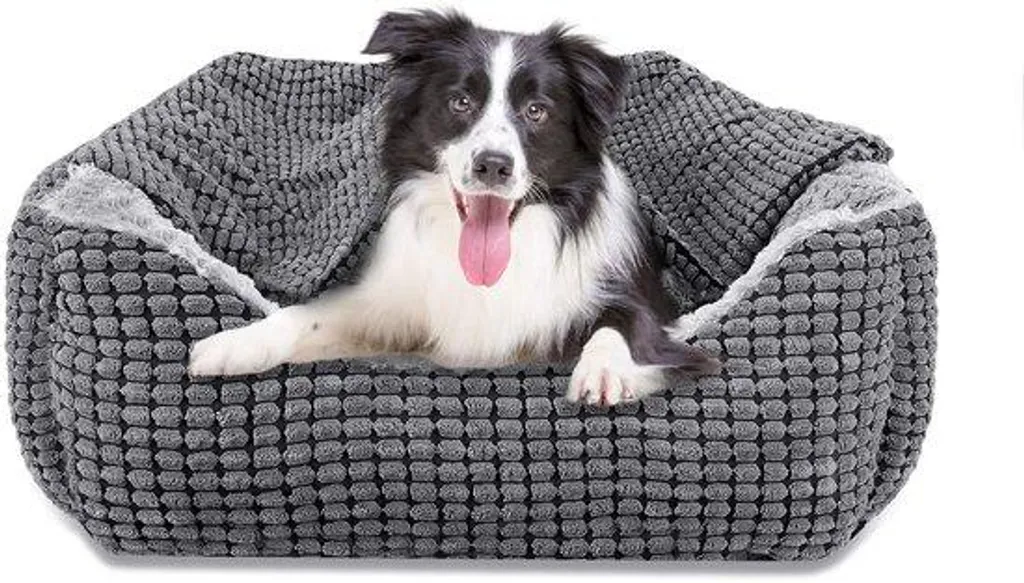Panier pour chien déhoussable et lavable avec matelas antidérapant