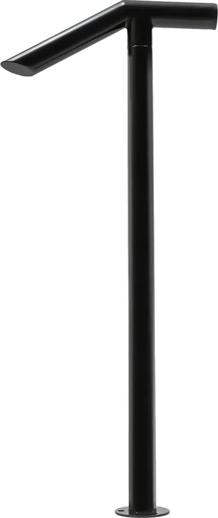 Main courante en fer poudré noir 96 cm - Haute résistance 100 kg