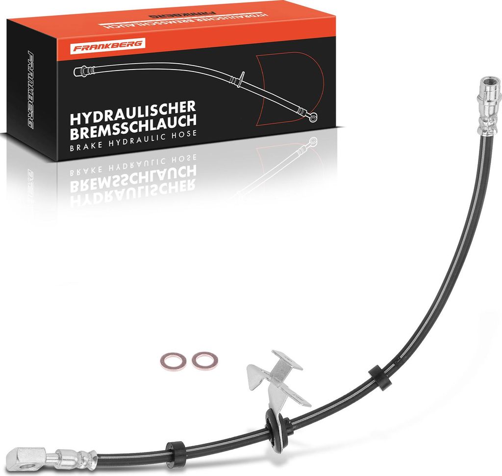 Frankberg 1x Bremsschlauch Bremsschläuche Vorderachse Links für Mercedes-Benz M-Klasse W163 ML350/430/500 1998-2005