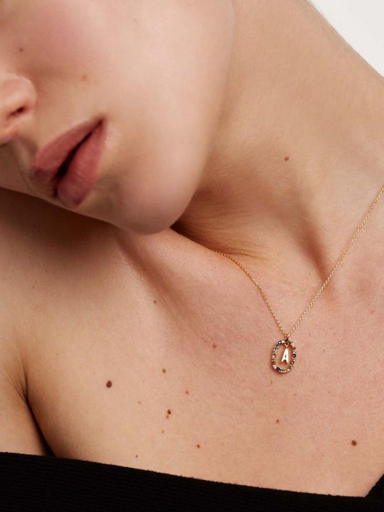 PDPAOLA Halskette LETTERS 18K gold plated silver gold Produktbild 14
