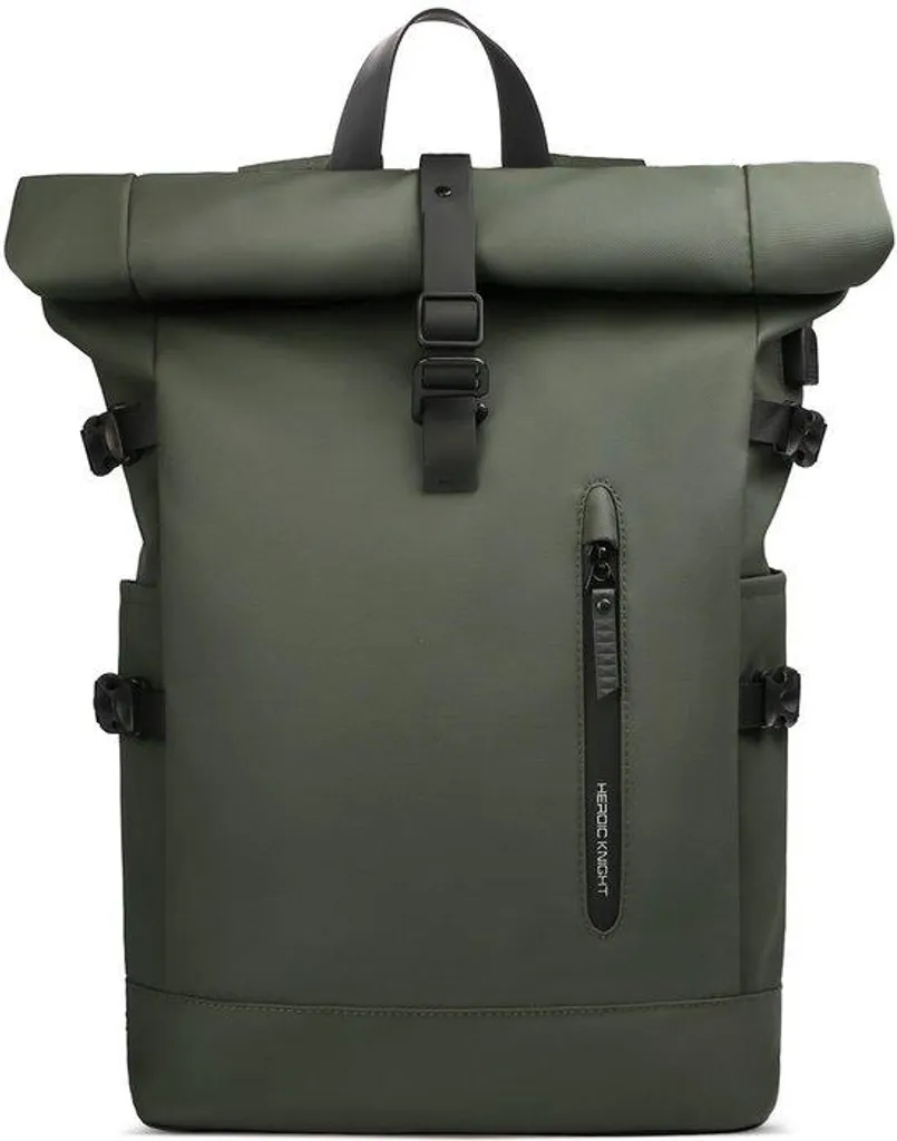 Sac à dos étanche PC portable 23L Vert - Idéal vélotaf et voyages