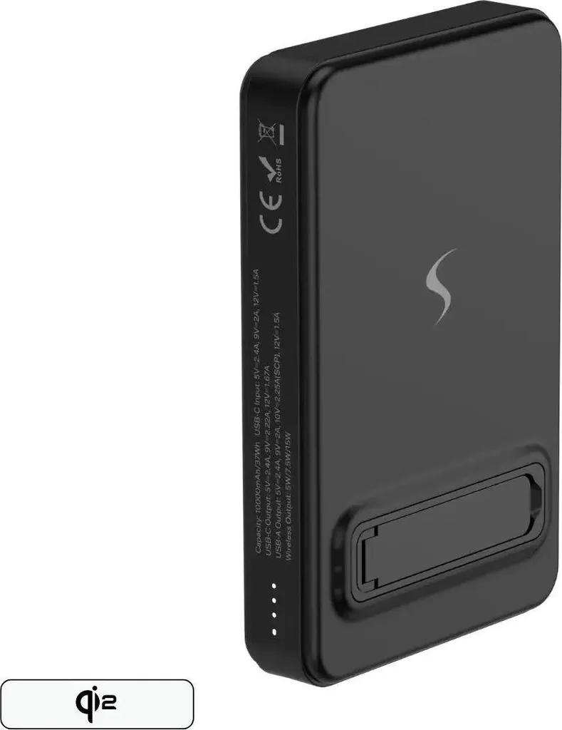 Batterie Magnétique Qi2 10000mAh - Idéal Voyage et Charge Sans Fil 15W