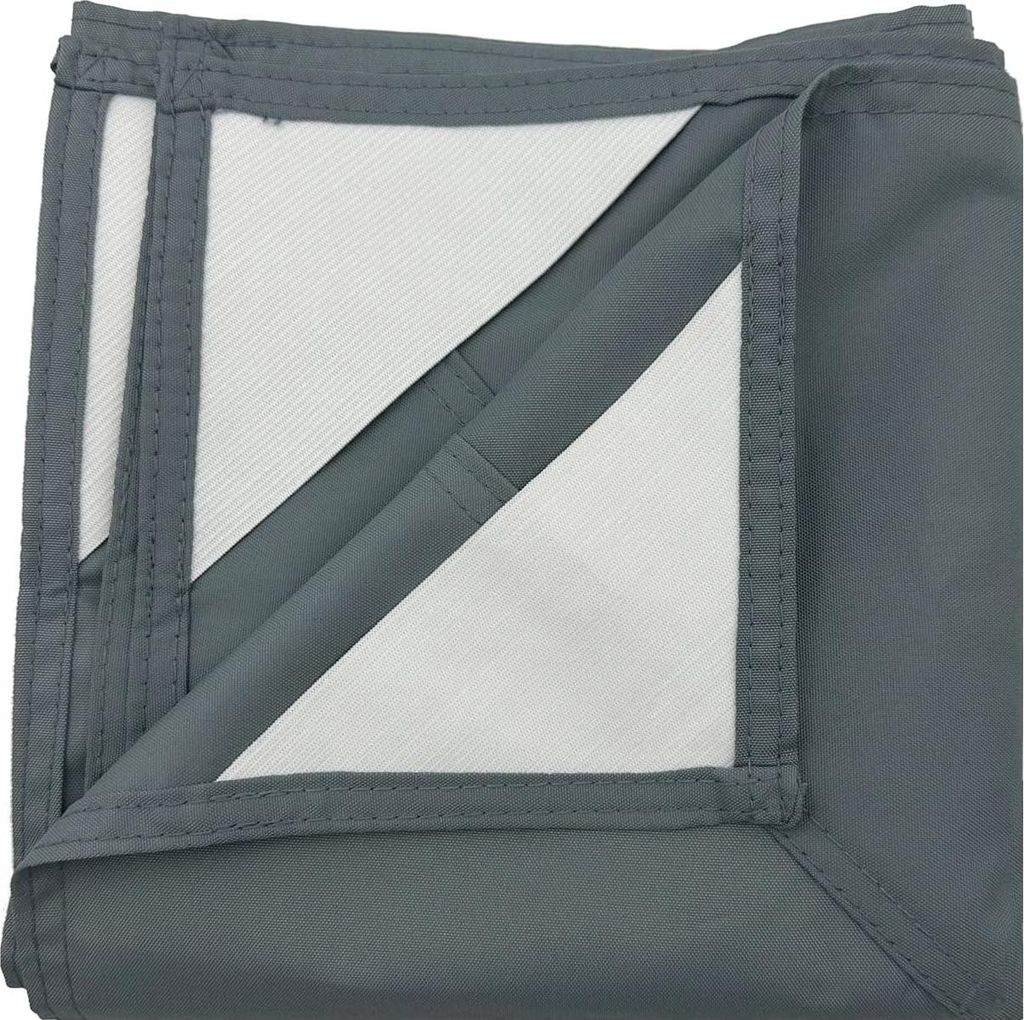 Ersatzdach für Pavillon - Wasserdicht und Stabil - 3 x 3 m - Grau