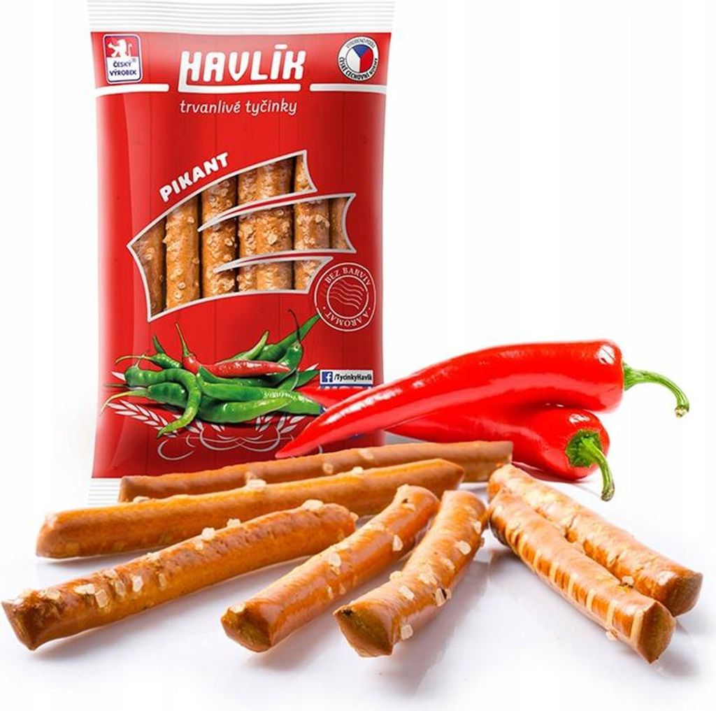 Havlik pikantní české tyčinky 90 g Obrázek produktu 