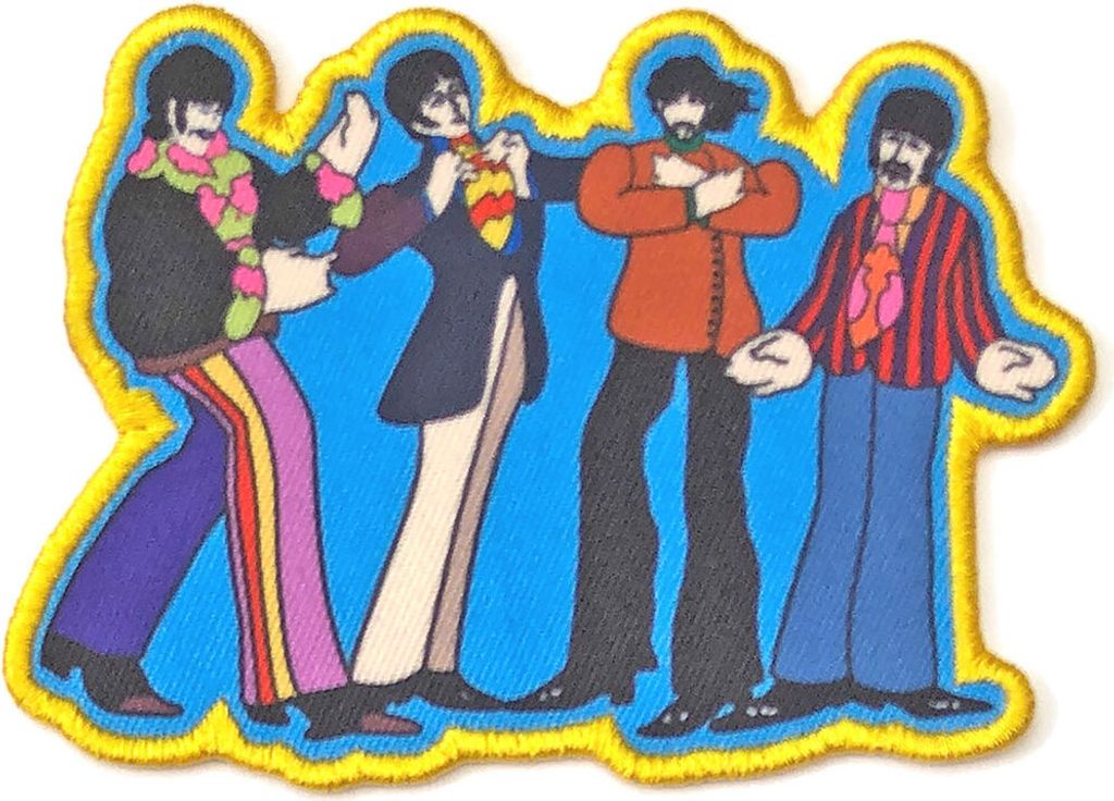 The Beatles Yellow Submarine Sub Band Aufnäher zum Aufnähen