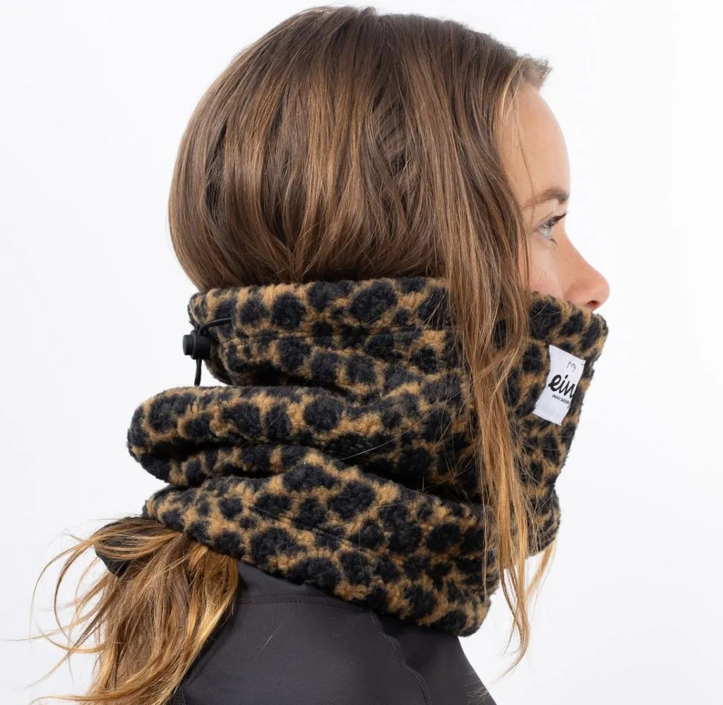 Eivy Beanie Sherpa Scaldacollo Donna Leopard - Qualità Svedese - 9