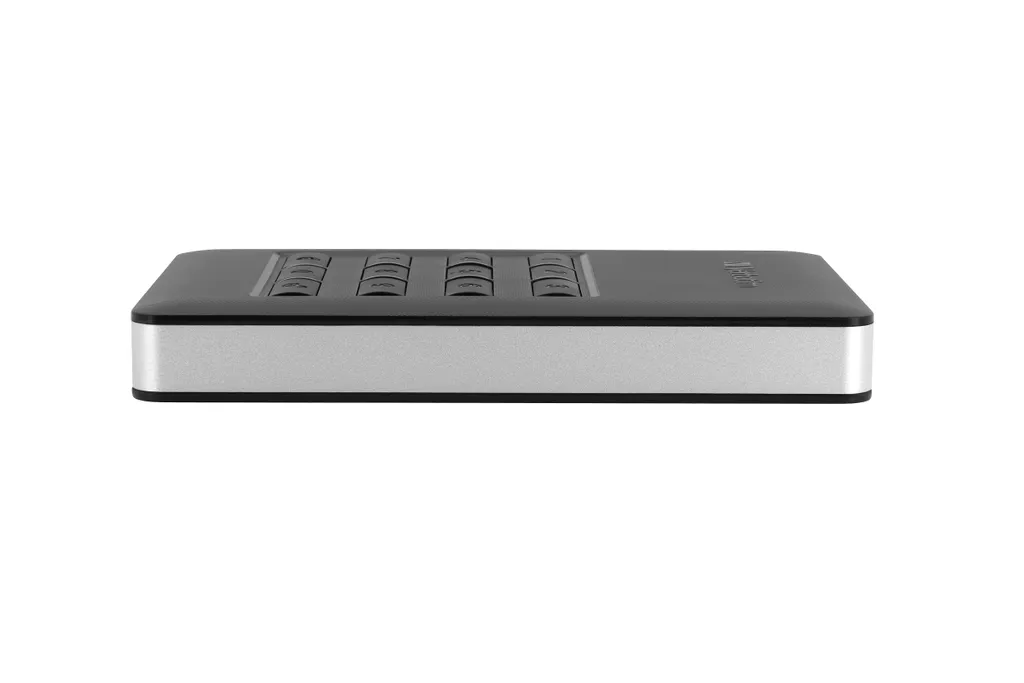 Hard Disk Verbatim 1TB Secure 53401: USB 3.1 e Keypad AES 256-bit - 18