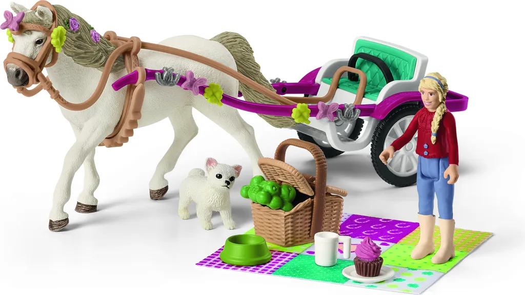 Calèche Schleich 42467 avec Figurines et Accessoires de Concours - 4
