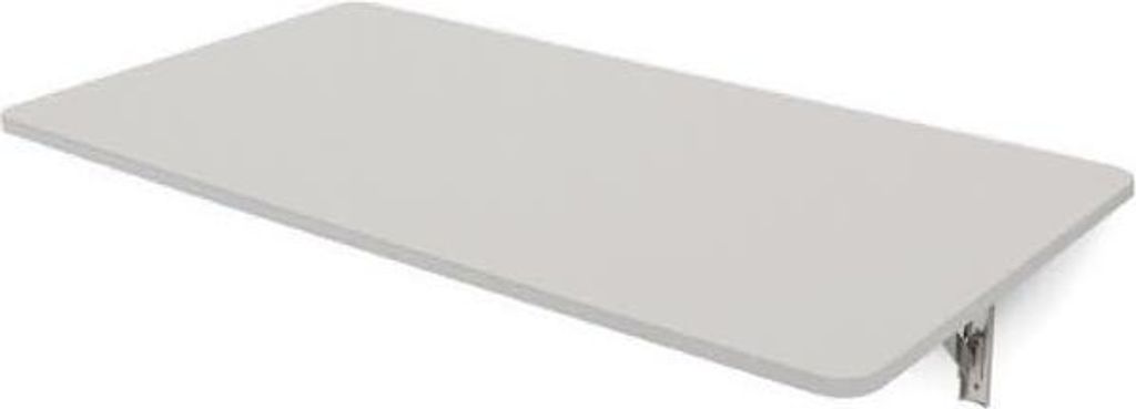 Homeoffice-Klapptisch BxTxH 115x33cm Platte Melamin grau.