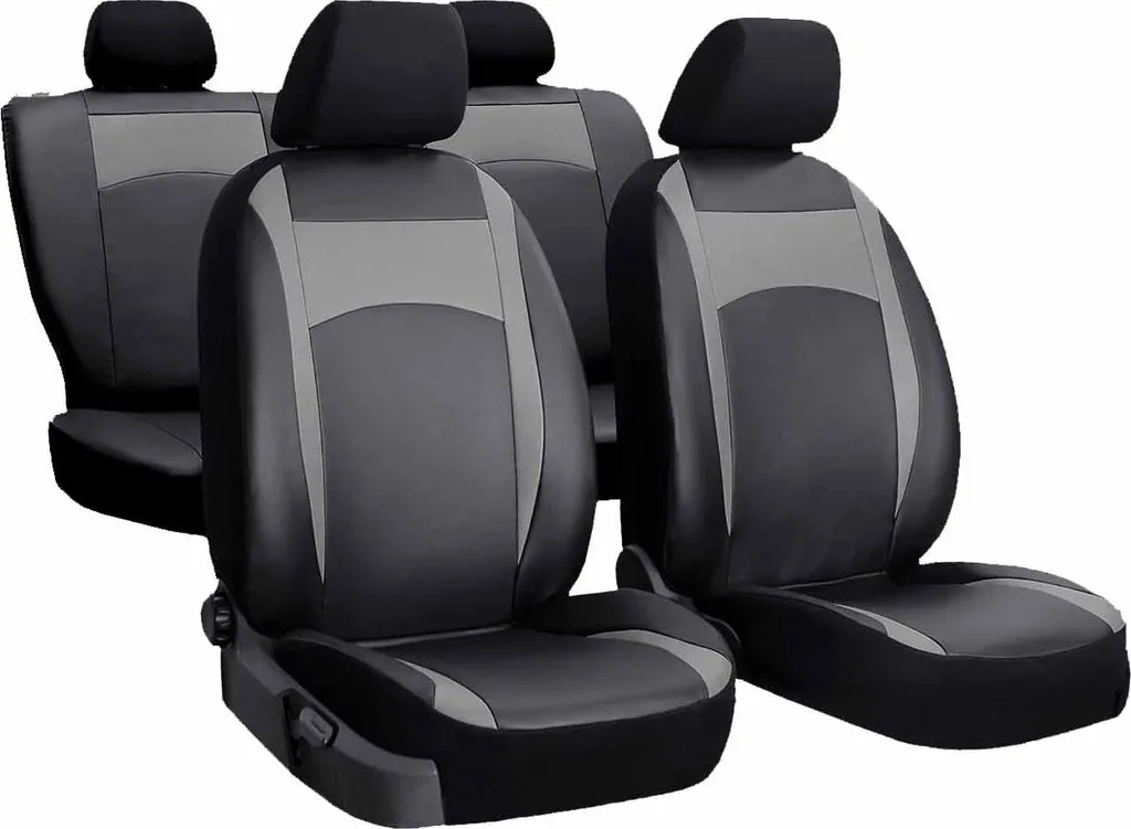 Coprisedili auto Coprisedili universali per Hyundai Elantra VI Grigio auto SET NUOVO - 11