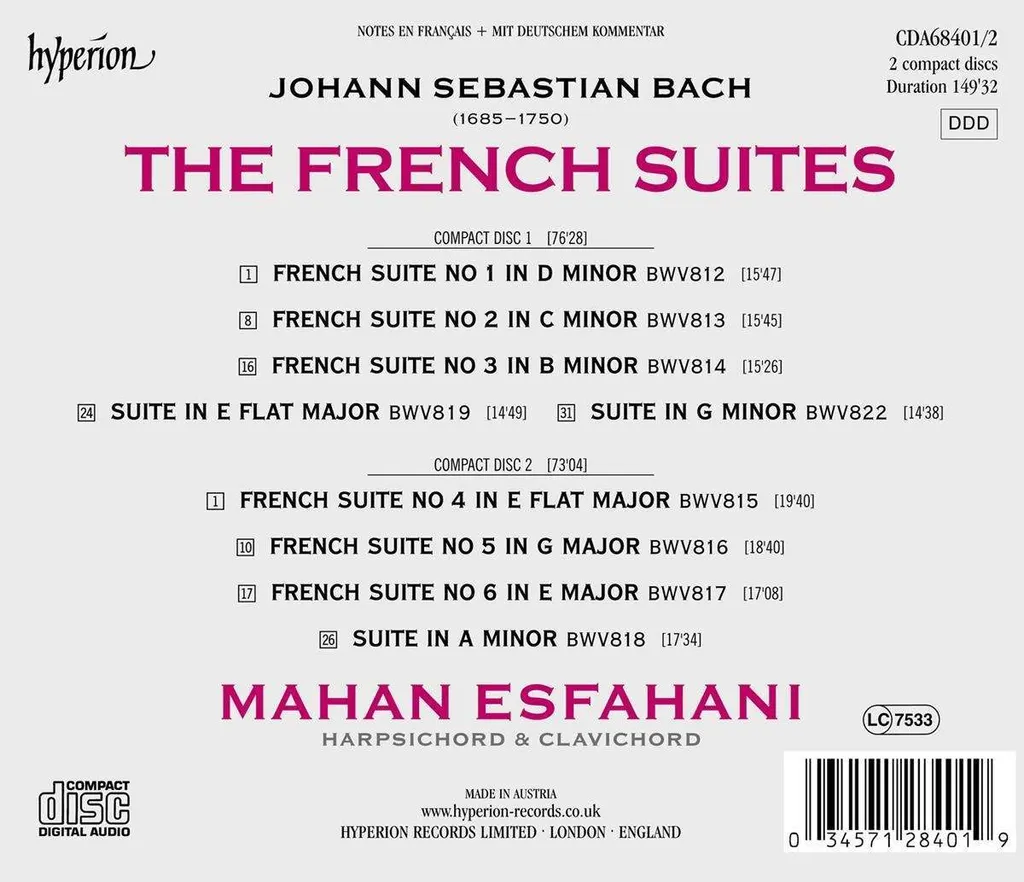Les Suites Françaises - Partition Lisible sans Erreurs pour Pianistes - 2