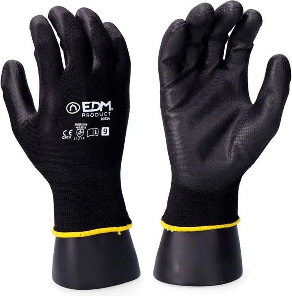 Edm Anti-cut Arbeitshandschuhe Schwarz 10 Schwarz 10