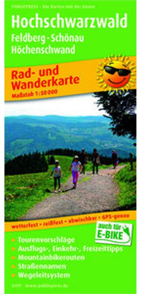Hochschwarzwald, Feldberg - Schönau - Höchenschwand 1:50 000