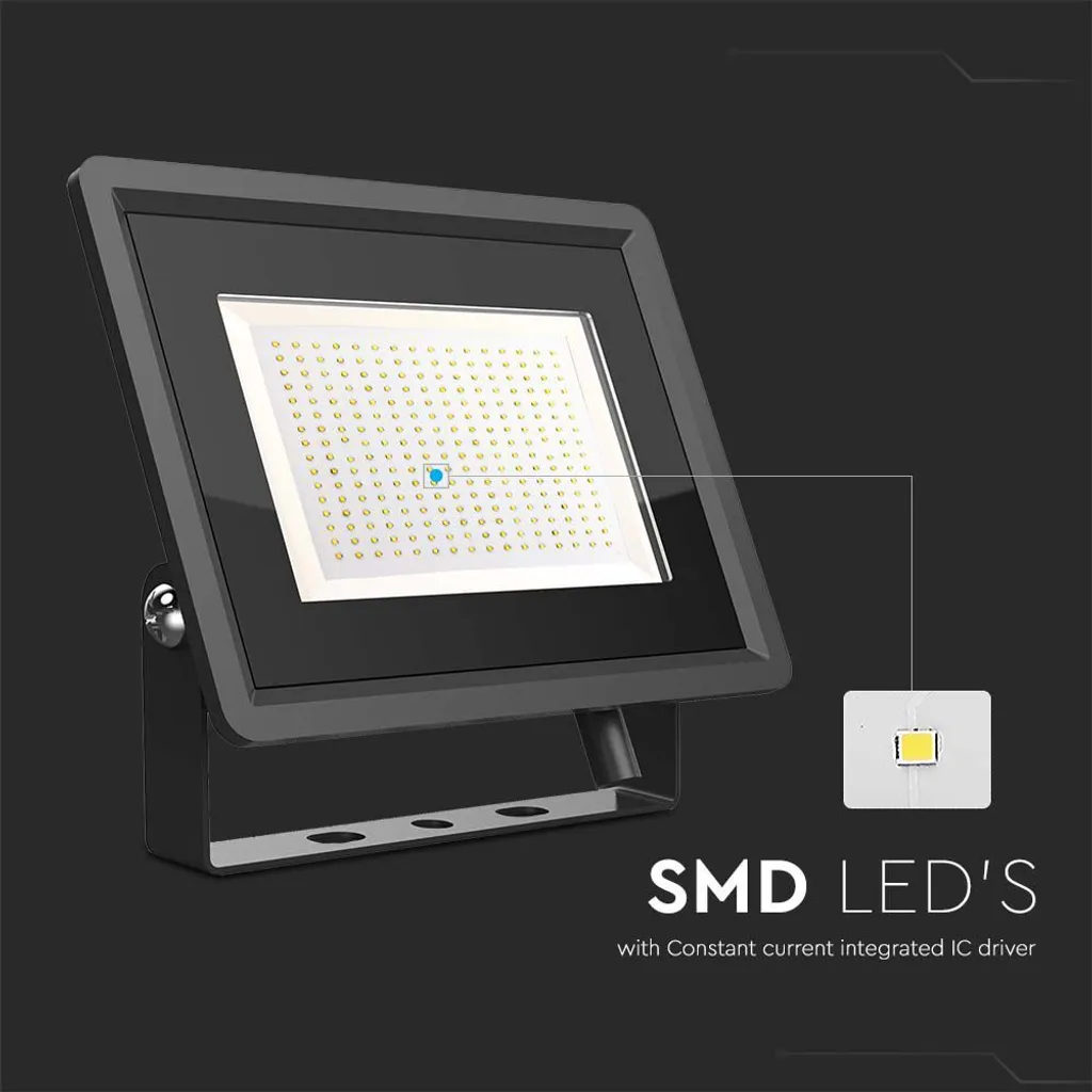 Projecteur Extérieur LED 200W Puissant Noir pour Éclairage Pro - 2