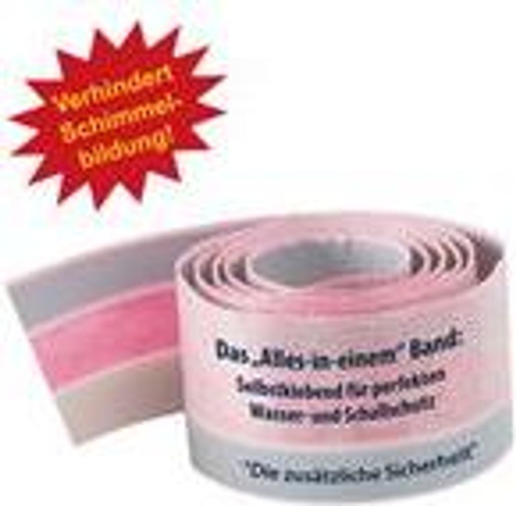 Haas OHA-Easy2-Protectband 3,6m Fugendichtband Fugenband Badewanne Montageband