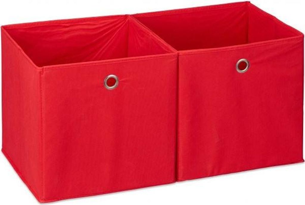 Stoff-Aufbewahrungsbox, 2 Schubladen