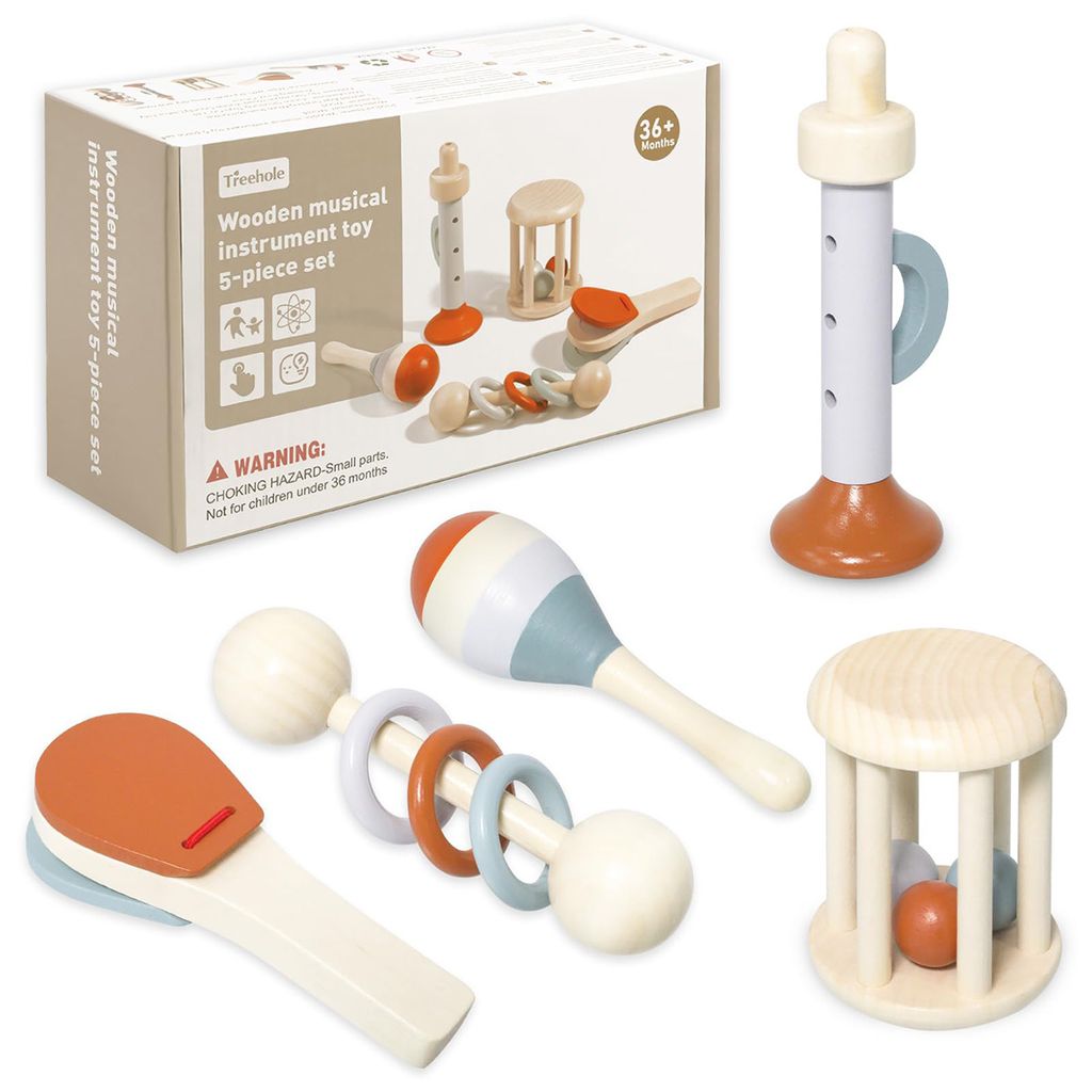 Musikinstrumente für Kinder, Hochwertiges Holzspielzeug Produktbild 