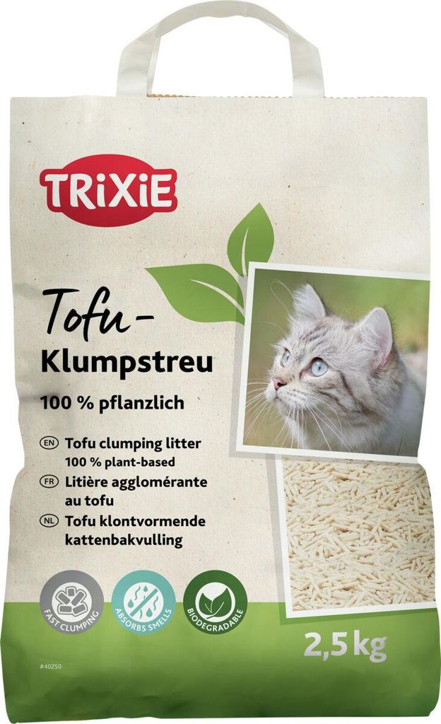 TRIXIE Tofu-Klumpstreu - diverse - 300L x 380H x 100B Produktbild 