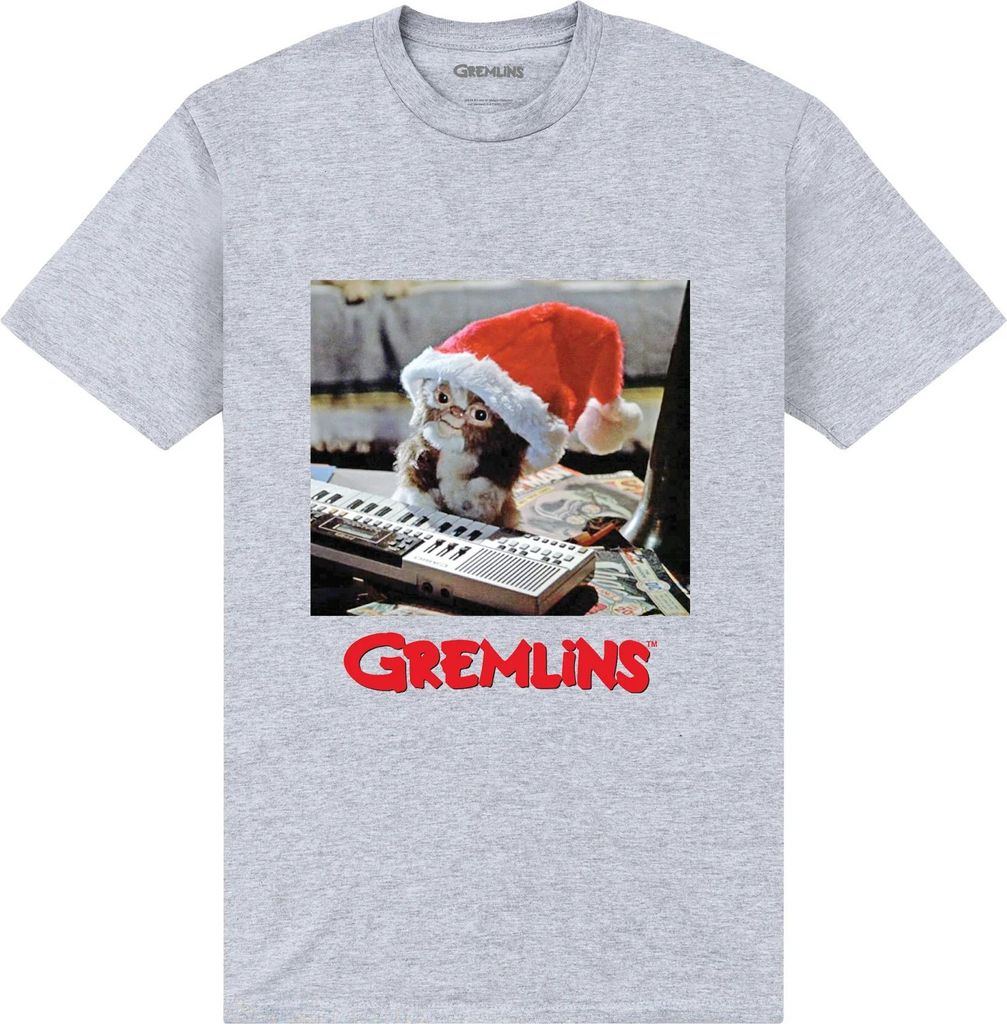Gremlins - T-Shirt für Herren/Damen Uni PN199 (3XL) (Grau meliert)