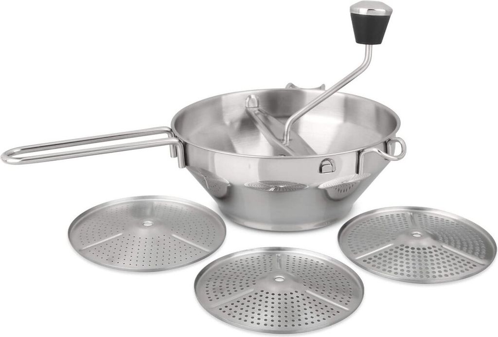 Dr. Oetker Passiergerät Edelstahl, inkl. 3 auswechselbaren Produktbild 