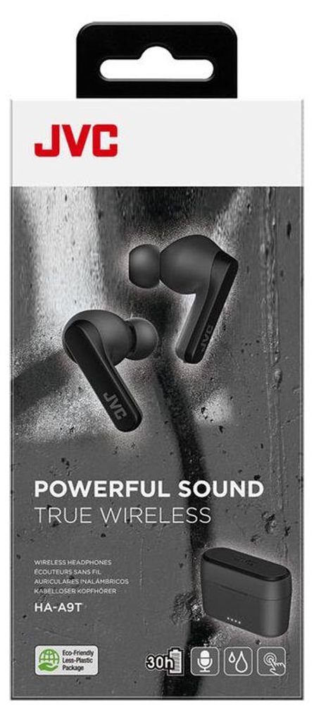 JVC HA-A9T Kopfhörer True Wireless Stereo (TWS) im Ohr Anrufe/Musik Bluetooth Schwarz (HAA9TBE)