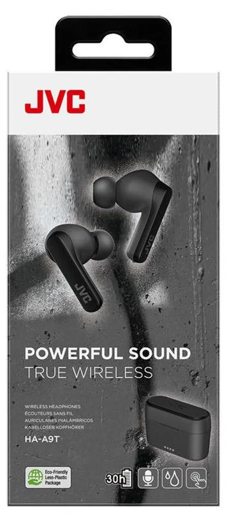 Écouteurs Bluetooth JVC HA-A9T Noir : Oreillettes Sans Fil Intra-Auriculaires