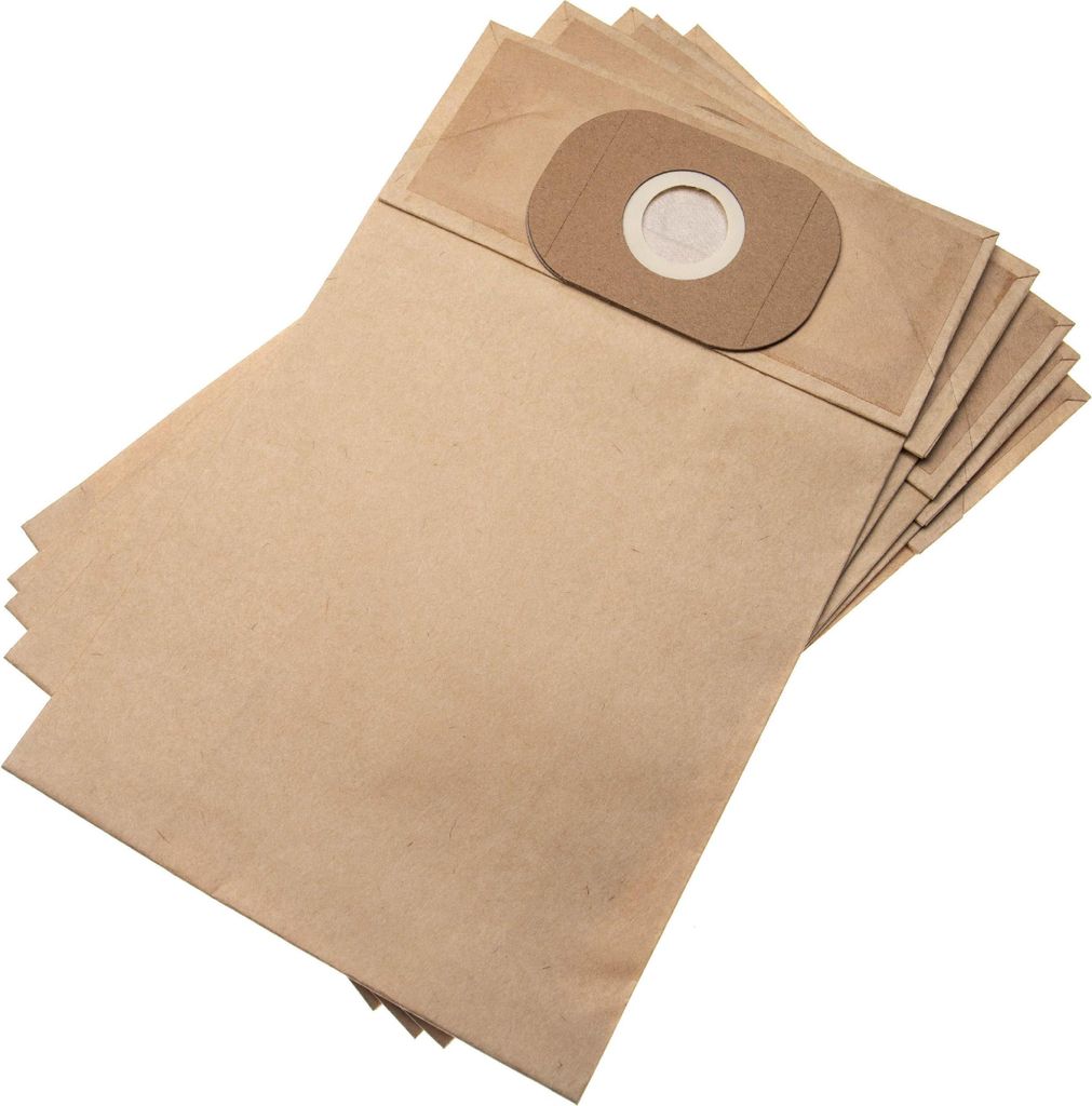 vhbw 5x Staubbeutel kompatibel mit Kärcher BV 111, DS 5200, T 171, K 5200 Staubsauger - 30cm x 19cm braun