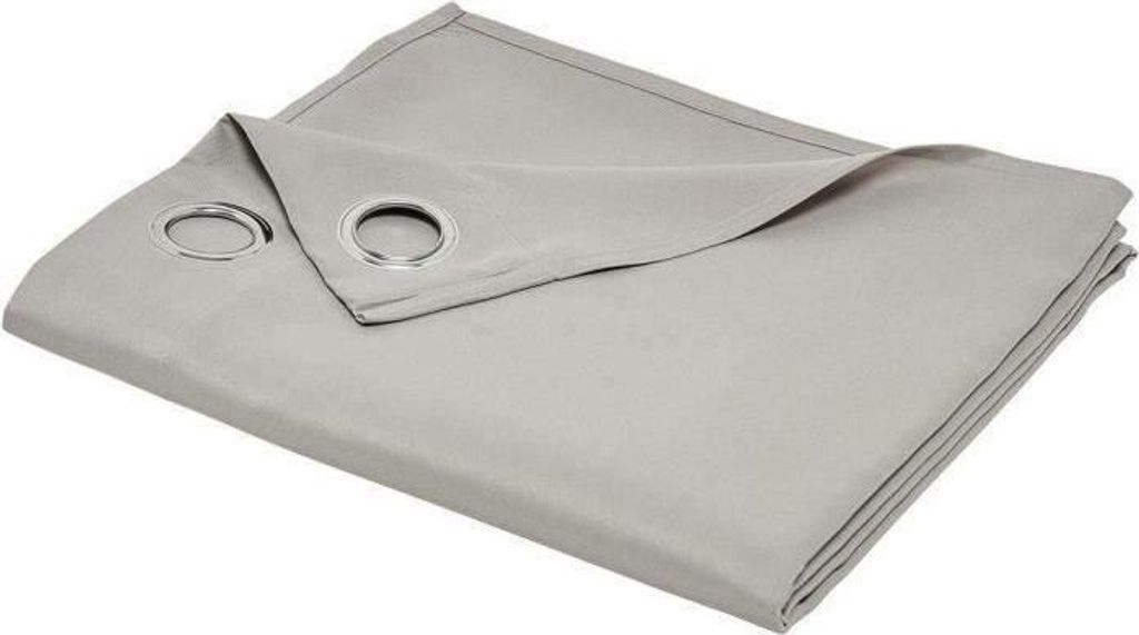 Verdunkelungsvorhang Beige 140x240 cm, Polyester, Ösen, TODAY